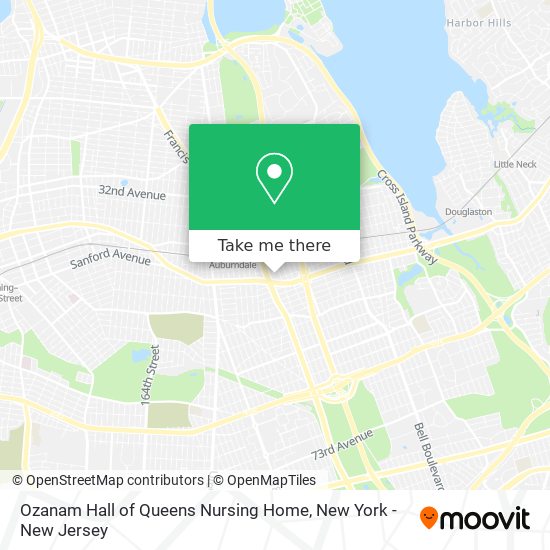 Ozanam Hall of Queens Nursing Home map