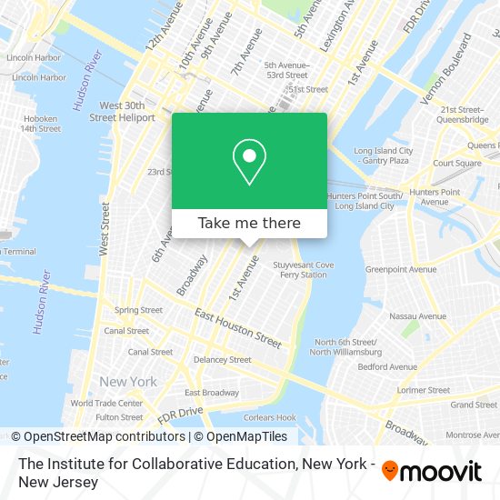 The Institute for Collaborative Education map