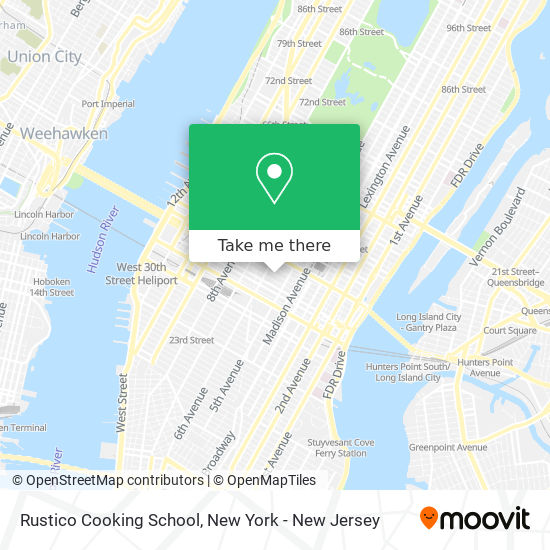 Mapa de Rustico Cooking School