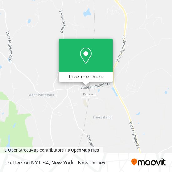 Mapa de Patterson NY USA