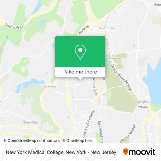 Mapa de New York Medical College