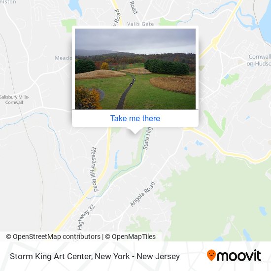 Storm King Art Center map