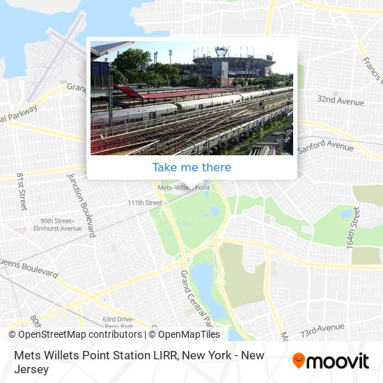 Mapa de Mets Willets Point Station LIRR