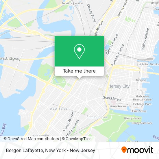 Mapa de Bergen Lafayette