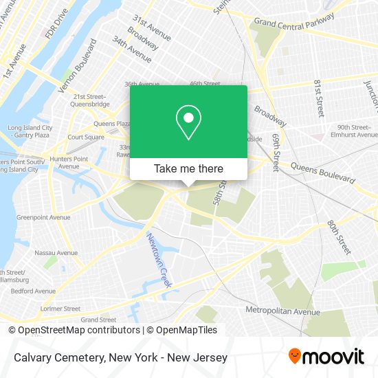 Mapa de Calvary Cemetery