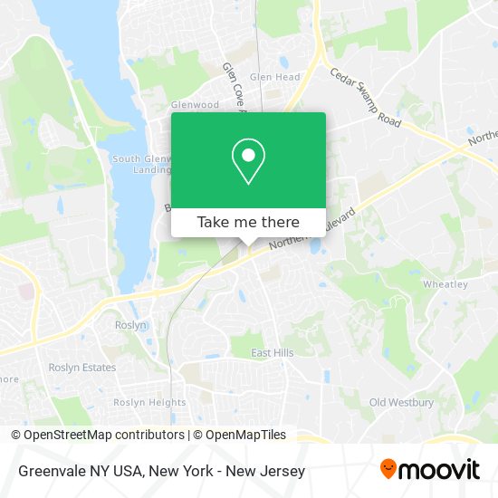 Mapa de Greenvale NY USA