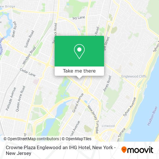 Mapa de Crowne Plaza Englewood an IHG Hotel