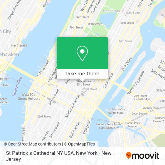 Mapa de St Patrick s Cathedral NY USA