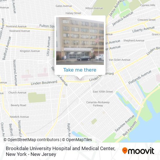 Brookdale University Hospital and Medical Center map