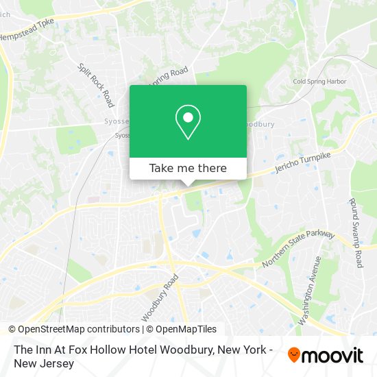 The Inn At Fox Hollow Hotel Woodbury map