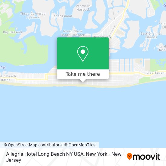 Allegria Hotel Long Beach NY USA map