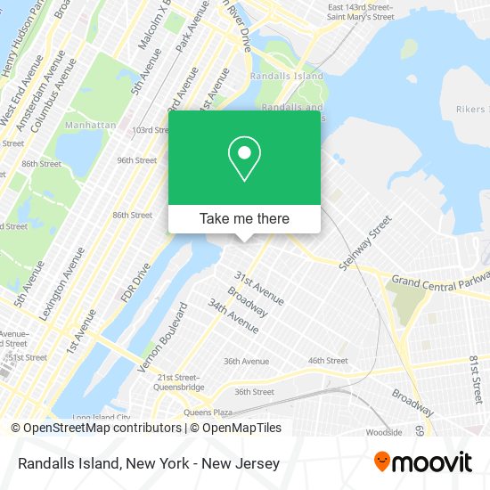 How to get to Randalls Island in Queens by Bus, Subway or Train?