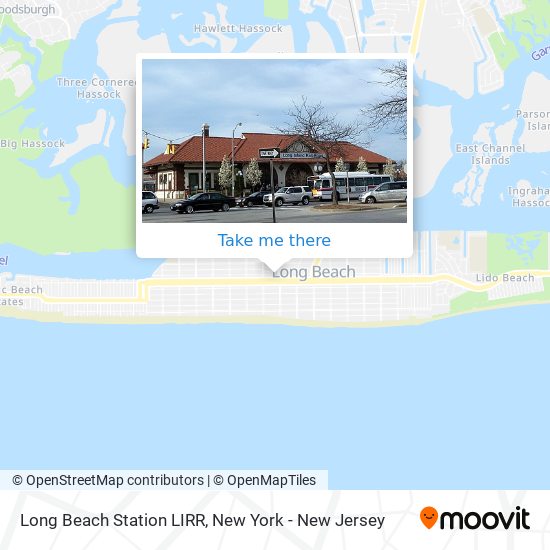 Mapa de Long Beach Station LIRR