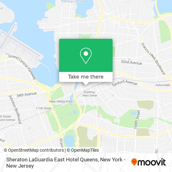 Mapa de Sheraton LaGuardia East Hotel Queens
