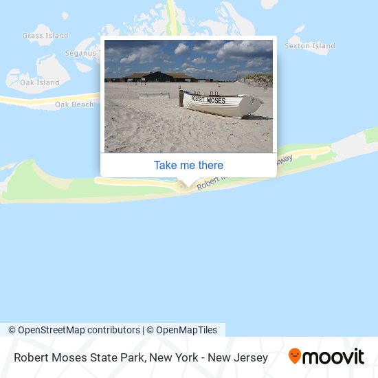 Robert Moses State Park map