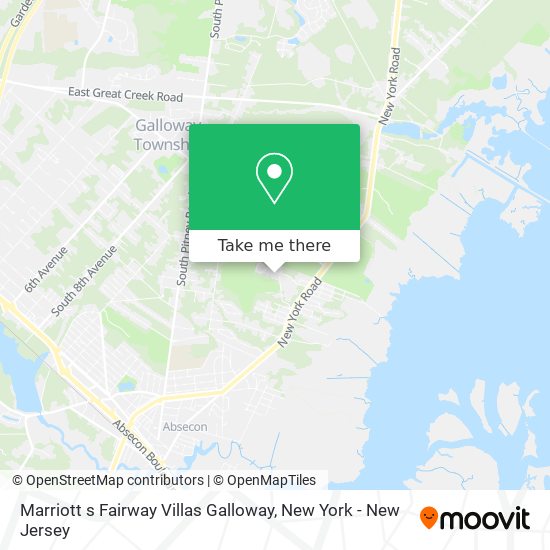 Mapa de Marriott s Fairway Villas Galloway