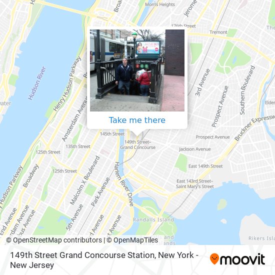 Mapa de 149th Street Grand Concourse Station