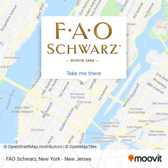 Mapa de FAO Schwarz