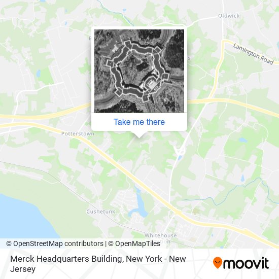Mapa de Merck Headquarters Building