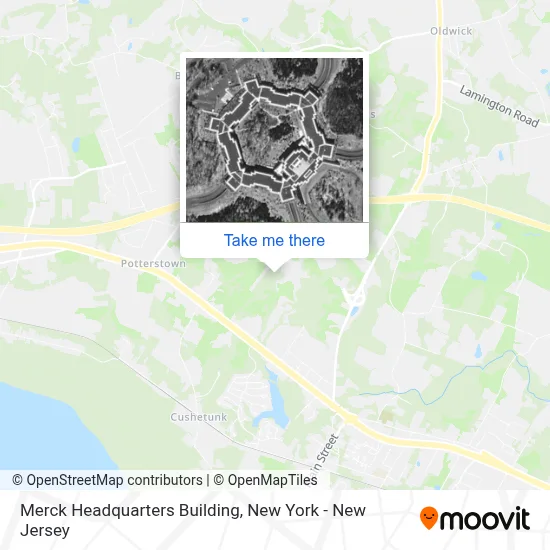 Merck Headquarters Building map