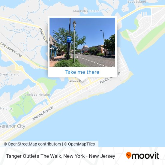 Mapa de Tanger Outlets The Walk