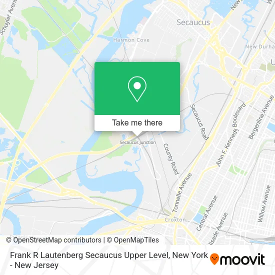 Mapa de Frank R Lautenberg Secaucus Upper Level