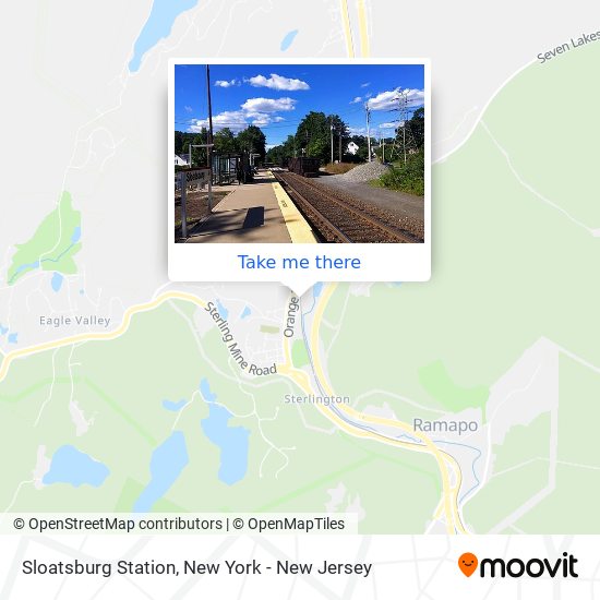 Mapa de Sloatsburg Station