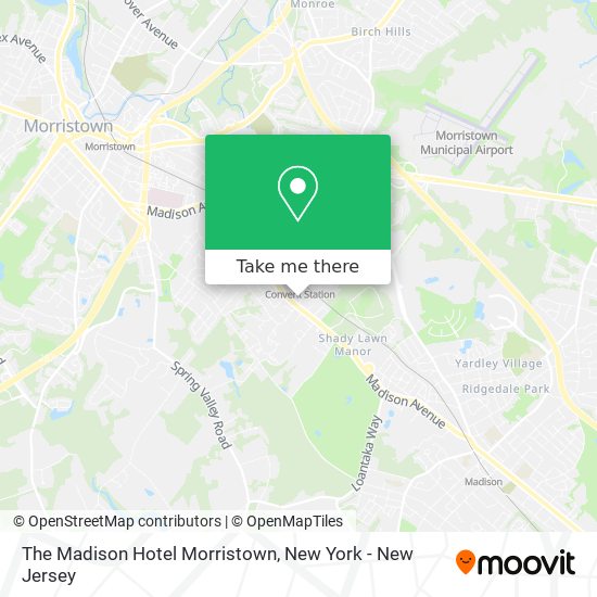 Mapa de The Madison Hotel Morristown