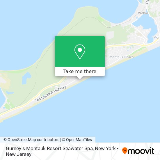 Gurney s Montauk Resort Seawater Spa map