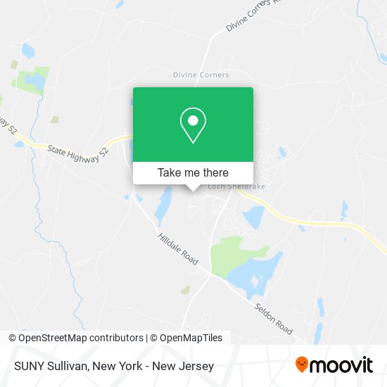 Mapa de SUNY Sullivan