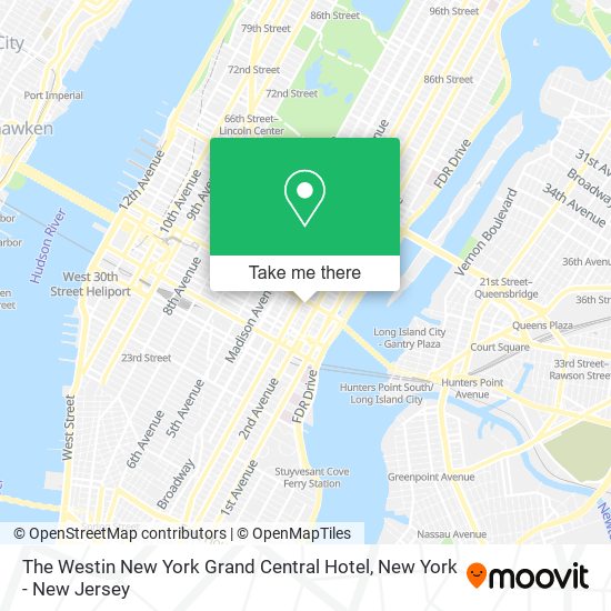 Mapa de The Westin New York Grand Central Hotel