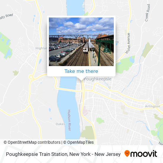 Mapa de Poughkeepsie Train Station