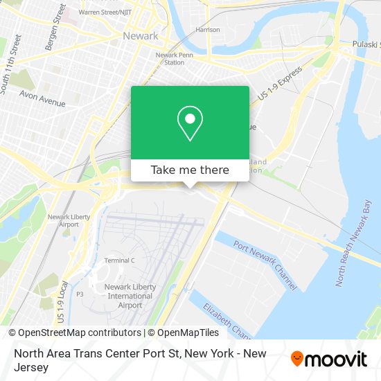 North Area Trans Center Port St map