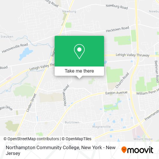 Mapa de Northampton Community College