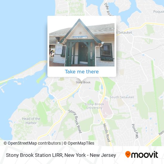 Mapa de Stony Brook Station LIRR