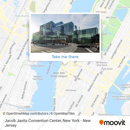 Jacob Javits Convention Center map