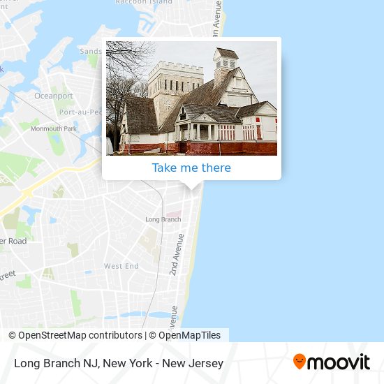 Mapa de Long Branch NJ