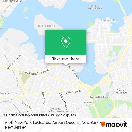 Aloft New York LaGuardia Airport Queens map