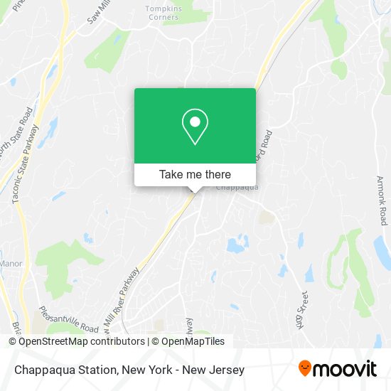 Chappaqua Station map