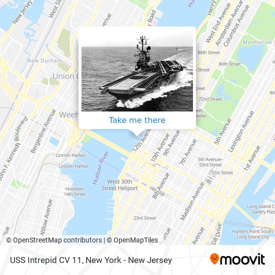 Mapa de USS Intrepid CV 11