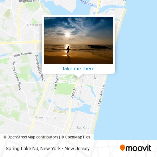 Spring Lake NJ map