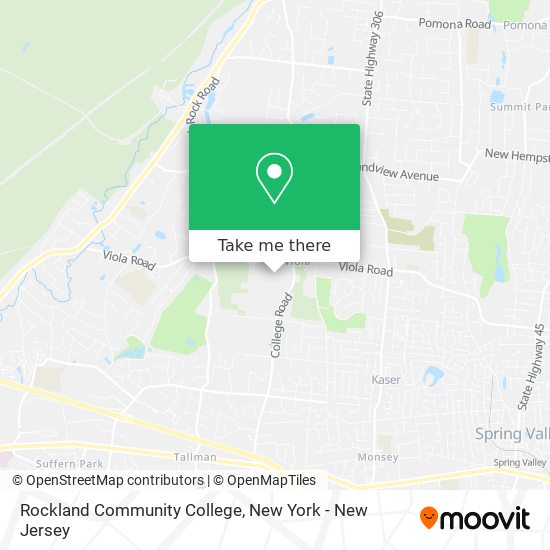 Rockland Community College map