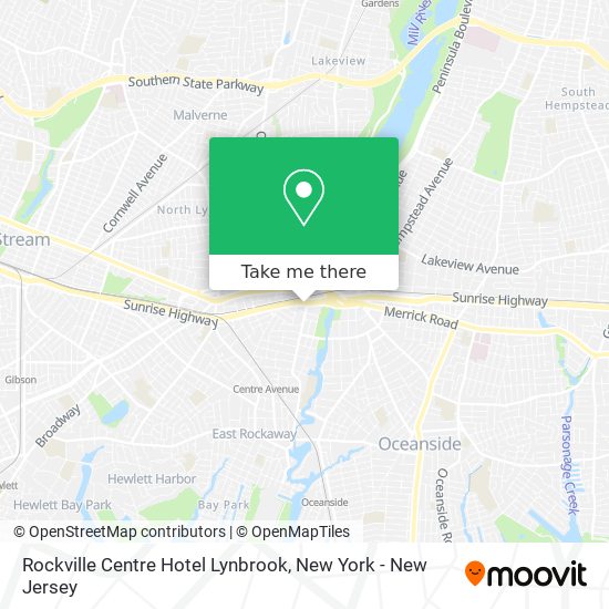 Rockville Centre Hotel Lynbrook map