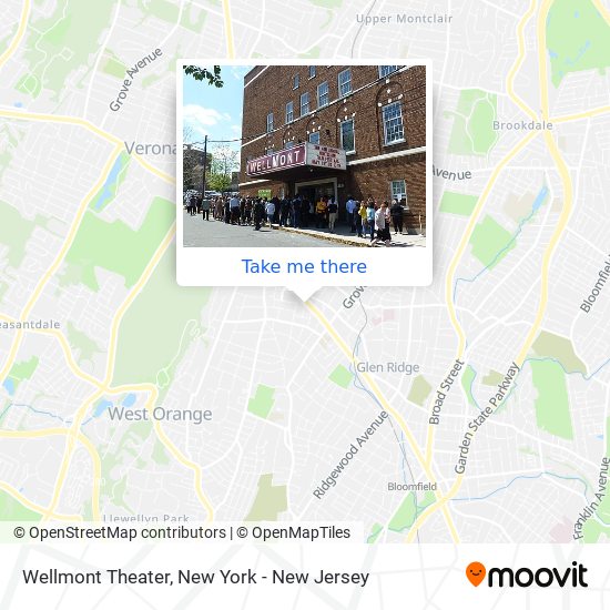 Mapa de Wellmont Theater