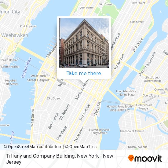 Mapa de Tiffany and Company Building