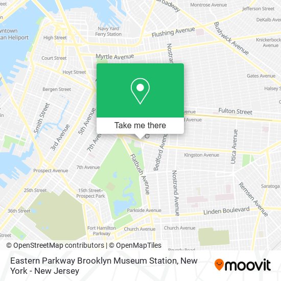 Eastern Parkway Brooklyn Map