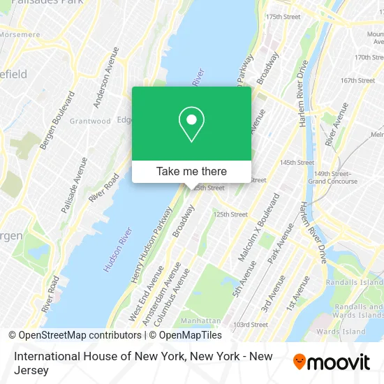 International House of New York map