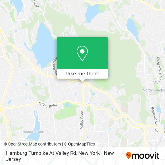 Hamburg Turnpike At Valley Rd map