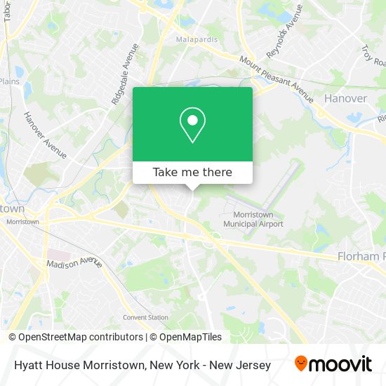 Mapa de Hyatt House Morristown