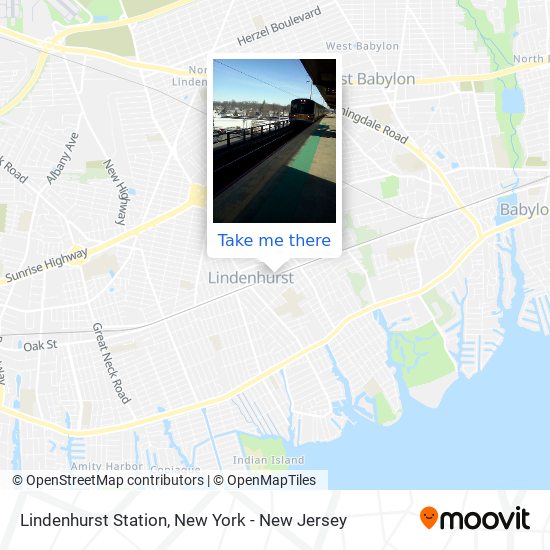 Mapa de Lindenhurst Station